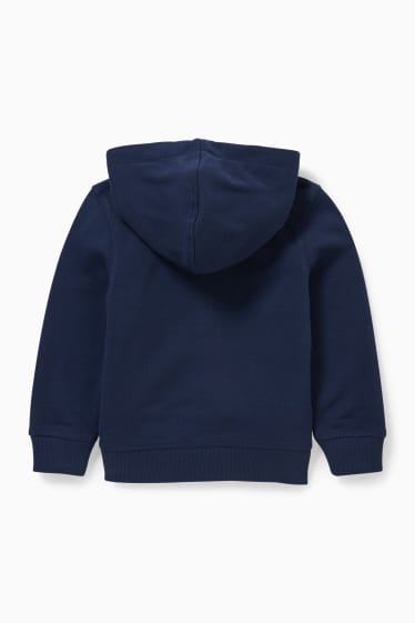 Bambini - Giacca in felpa con cappuccio - blu scuro