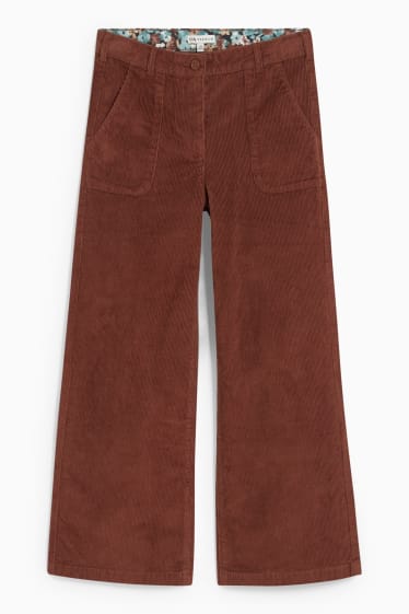 Enfants - Pantalon en velours côtelé - marron