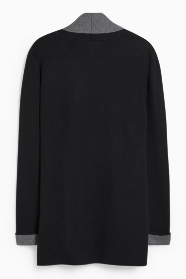 Dames - Vest - licht grijs-mix