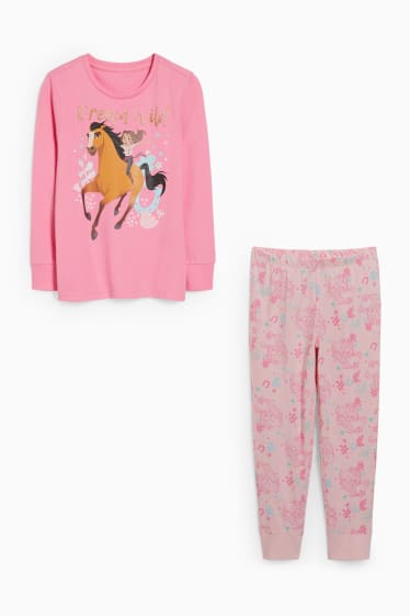 Enfants - Spirit - pyjama - 2 pièces - rose