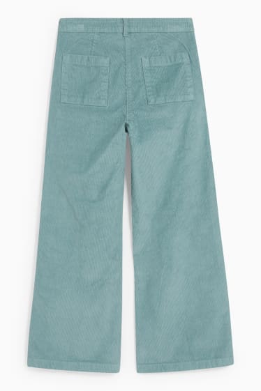 Enfants - Pantalon en velours côtelé - vert