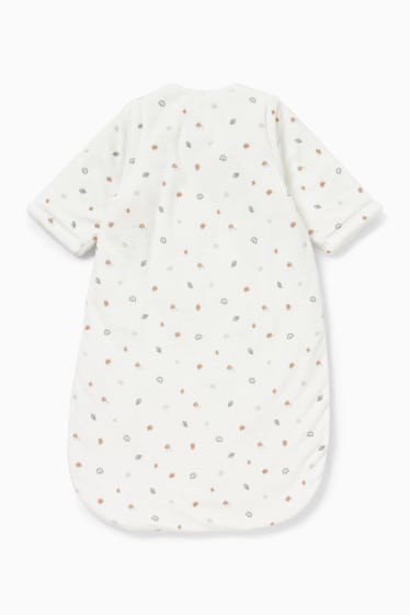 Unisex - Winnie Puuh - Baby-Schlafsack - gemustert - schneeweiss