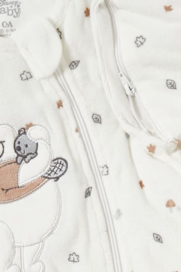 Unisex - Winnie Puuh - Baby-Schlafsack - gemustert - schneeweiss