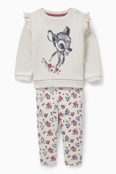 Babies - Bambi - baby outfit - 2 piece - cremewhite