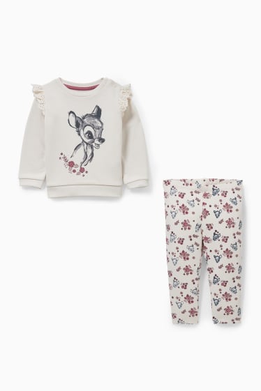 Babies - Bambi - baby outfit - 2 piece - cremewhite