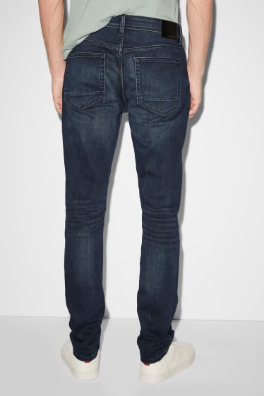 Pánské - CLOCKHOUSE - slim jeans - džíny - tmavomodré