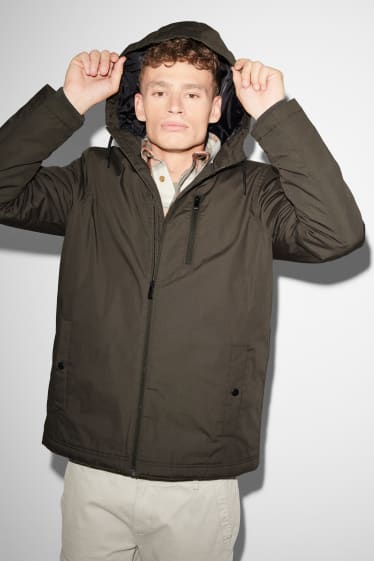 Men - CLOCKHOUSE - jacket with hood - dark green