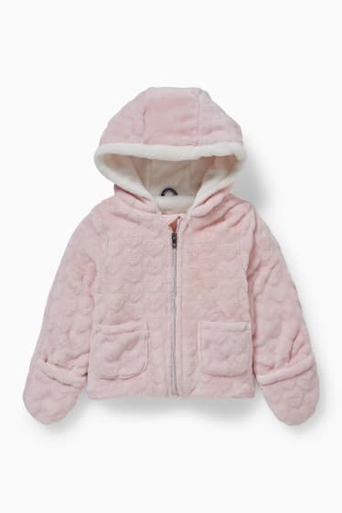 Babys - Babyjas met capuchon - roze