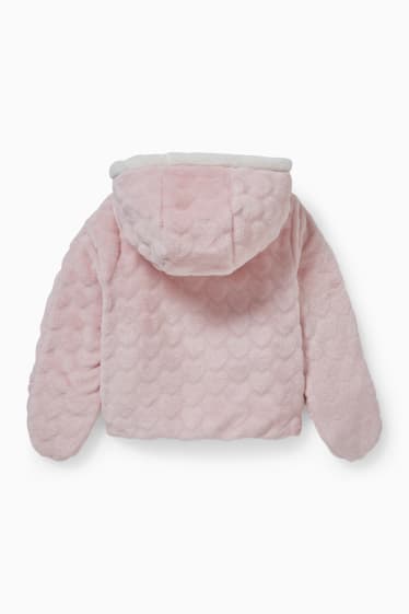 Neonate - Giacca con cappuccio per neonate - rosa