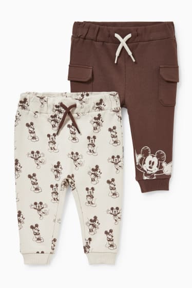 Babies - Multipack of 2 - Mickey Mouse - baby joggers - dark brown