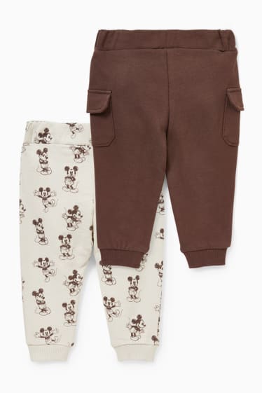 Babies - Multipack of 2 - Mickey Mouse - baby joggers - dark brown