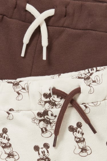 Babies - Multipack of 2 - Mickey Mouse - baby joggers - dark brown