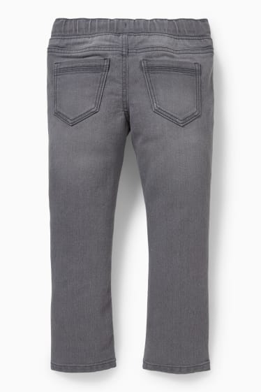 Kinderen - Slim jeans - jeansgrijs