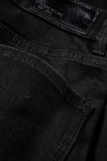 Women - Flared jeans - high waist - shaping jeans - LYCRA® - black