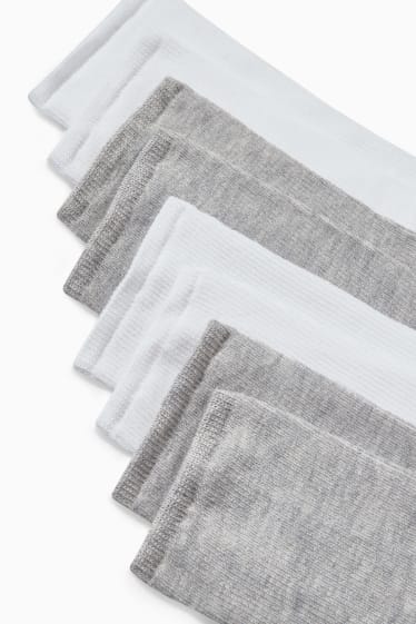 Damen - Multipack 4er - Socken - LYCRA® - weiß / grau