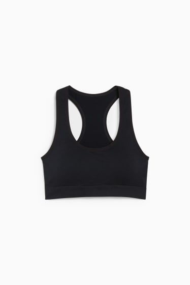 Dona - Bustier - enconxat - sense costures - LYCRA® - negre