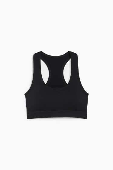 Damen - Bustier - wattiert - seamless - LYCRA® - schwarz