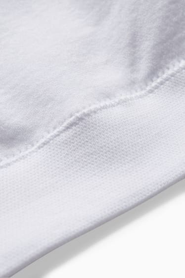 Women - Crop top - padded - seamless - LYCRA® - white