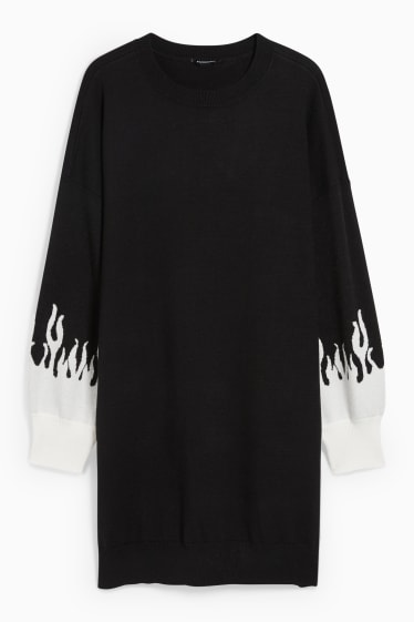 Donna - CLOCKHOUSE - vestito in maglia - nero