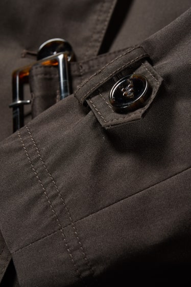 Dames - Trenchcoat - donkergroen