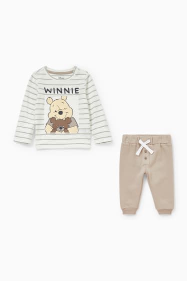 Babys - Winnie Puuh - Baby-Outfit - 2 teilig - weiß