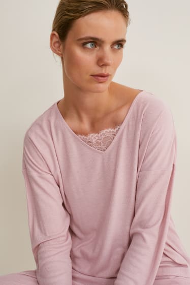 Women - Pyjama top - rose