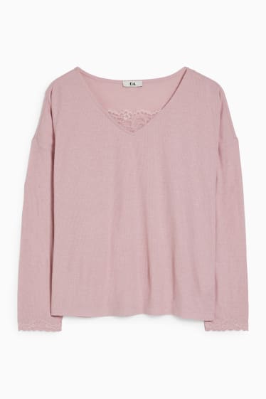 Women - Pyjama top - rose