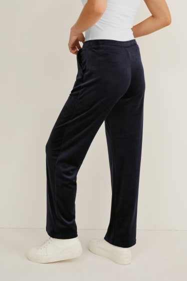 Donna - Pantaloni sportivi basic - blu scuro