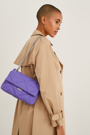 Kobiety - Mała torebka na ramię - fioletowy