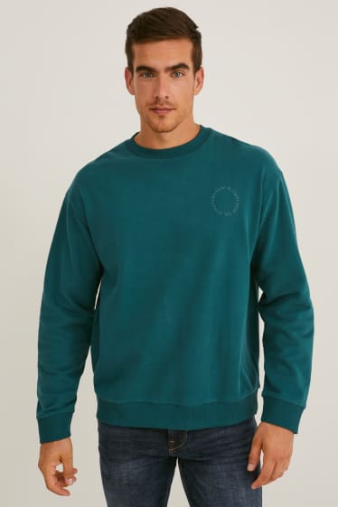 Men - Sweatshirt - dark green