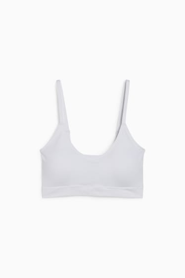 Donna - Brassière - imbottito - senza cuciture - LYCRA® - bianco