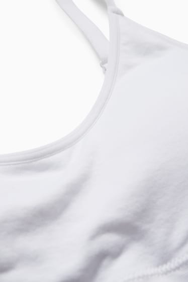 Femmes - Brassière - rembourrée - sans coutures - LYCRA® - blanc