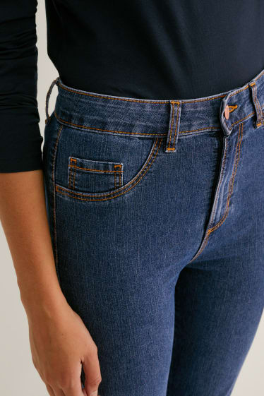 Donna - Confezione da 2 - jeggings - vita alta - LYCRA® - jeans blu
