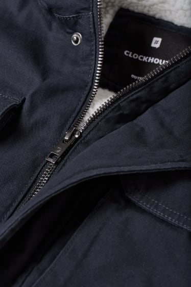 Men - CLOCKHOUSE - jacket with hood - dark blue