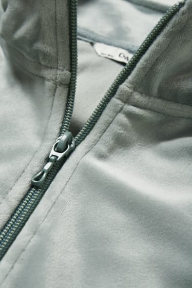 Damen - Basic-Sweatjacke - mintgrün
