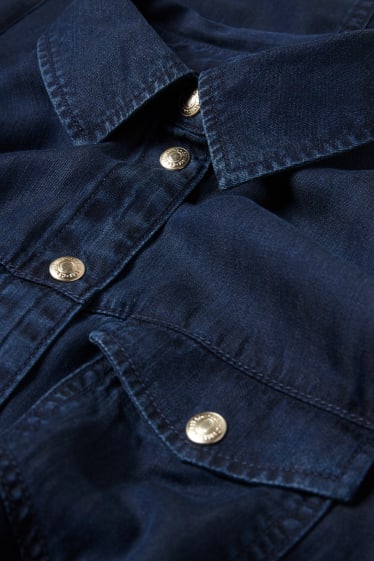Damen - Jeanskleid - jeans-dunkelblau