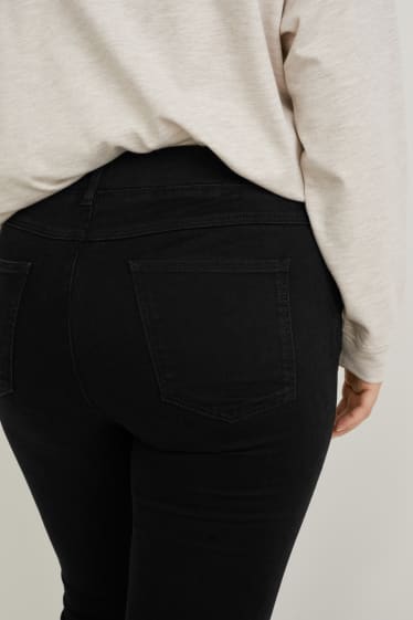 Dames - Jegging jeans - mid waist - LYCRA® - jeansdonkergrijs