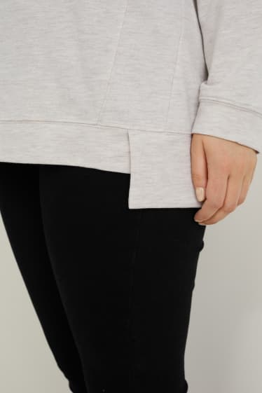 Women - Hoodie - beige-melange