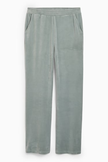 Donna - Pantaloni sportivi basic - verde menta