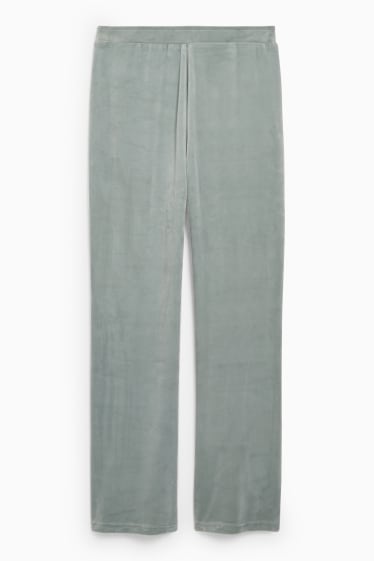 Dámské - Teplákové kalhoty basic - mátově zelená