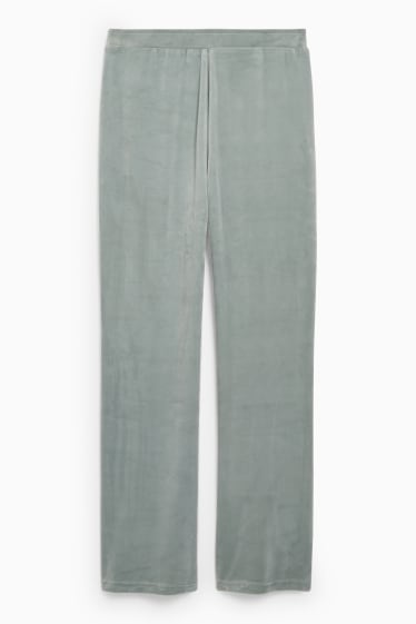 Donna - Pantaloni sportivi basic - verde menta