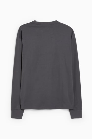 Men - Long sleeve top - dark gray