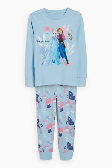 Kinder - Die Eiskönigin - Pyjama - 2 teilig - hellblau