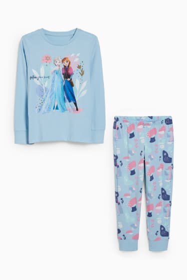 Kinderen - Frozen - pyjama - 2-delig - lichtblauw