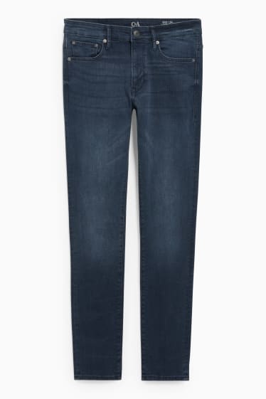 Mężczyźni - Skinny jeans - LYCRA® - dżins-ciemnoniebieski