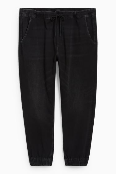 Heren - Tapered jeans - Flex jog denim - waterbesparend geproduceerd - zwart