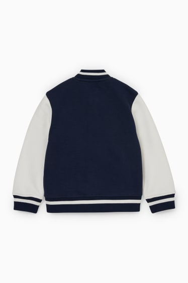 Kinderen: jongens - Vest met capuchon - donkerblauw