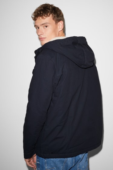 Men - CLOCKHOUSE - jacket with hood - dark blue