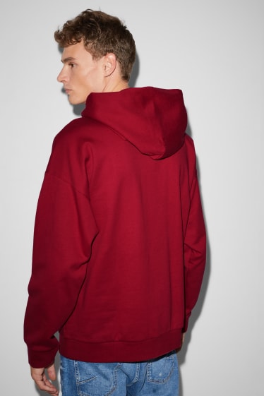Men - CLOCKHOUSE - hoodie - dark red