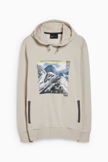 Men - Hoodie - creme